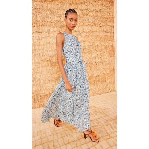 ***Not Available***Claudine Silk Georgette Dress in - Picture 2 of 4